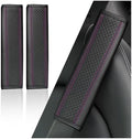 2PCS Car Seat Belt Cover Pad, Breathable Leather Seatbelt Covers by Unknown