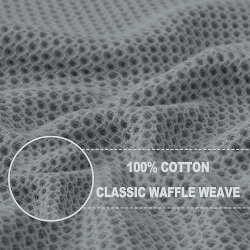 Homaxy 100% Cotton Waffle Weave Kitchen Dish Towels 24-Pack - Image 2