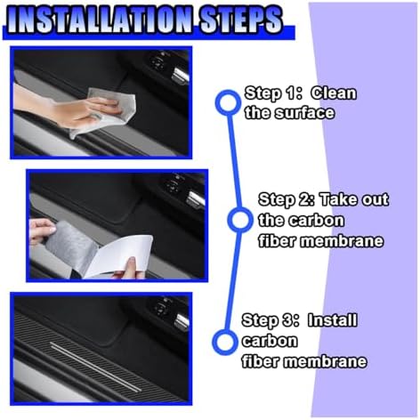 Car Door Sill Protector, Anti-Scratch Threshold Strip - Image 5