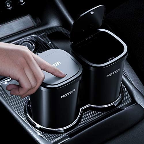 HOTOR Car Trash Can with Lid, 30 Trash Bags by HOTOR