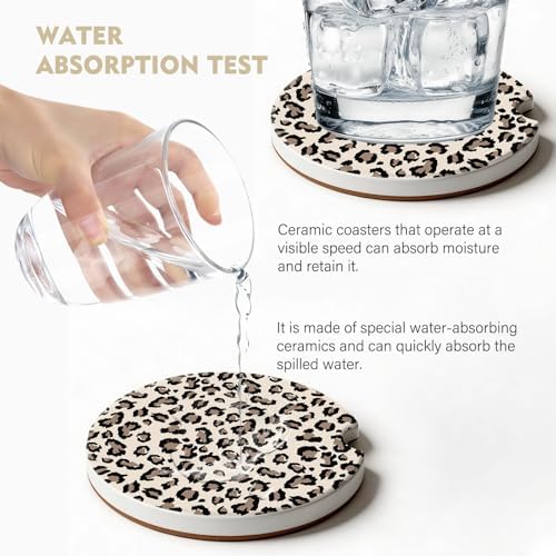 2 Pack Car Coasters for Cup Holders, Cute Car Accessories Interior - Image 3