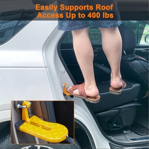 3pc Premium Foldable Car Door Step Stool - Image 3