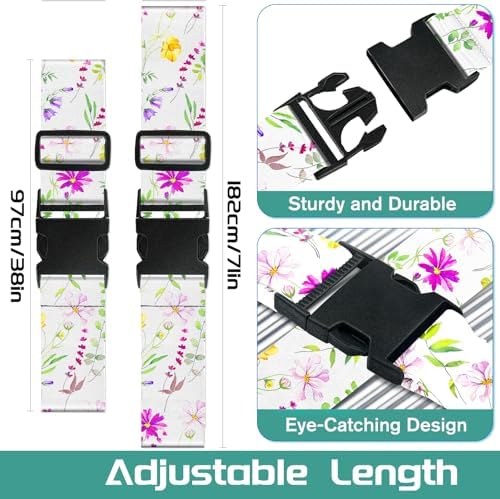 Slohif Luggage Straps for Suitcases Travel Belt Accessories Luggage Connector - Image 2