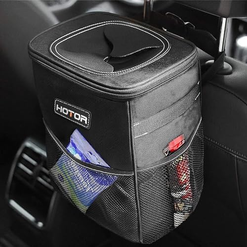 HOTOR Car Trash Can, Leakproof Car Organizer by HOTOR