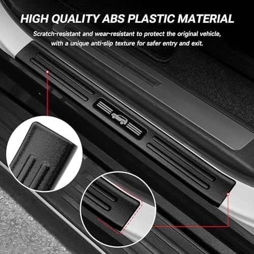 4PCS Door Sill Protector Compatible - Image 4