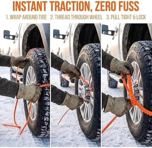 10 PCS Universal Passenger Car Snow Chains - Image 6