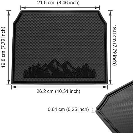Dash Mat for Subaru Crosstrek Accessories 2012-2017, Forester 2014-2018 - Image 7