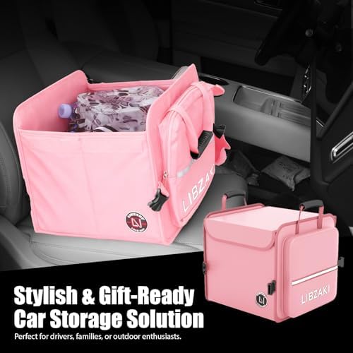 LIBZAKI Car Trunk Storage Organizer, Collapsible Trunk Storage Box - Image 5