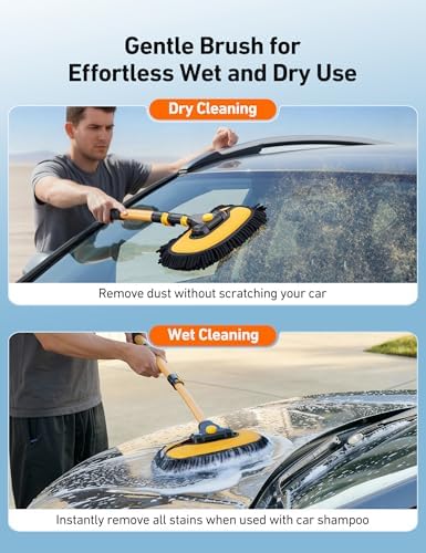 AstroAI 15°Curved Car Wash Brush - Image 7
