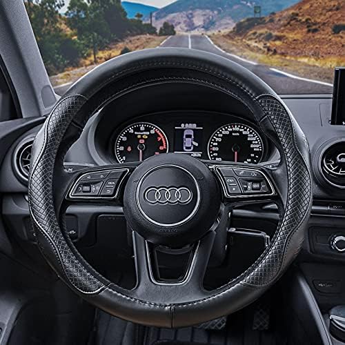 Haokay Heavy Duty Pure Cowhide Steering Wheel Cover - Image 2