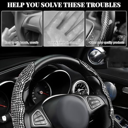 2 PCS Steering Wheel Cover, Segmented Car Wheel Covers - Image 6
