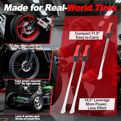 38PCS Tire Spoons Tool Set, Premium Tire Irons Tire Changing Kit - Image 5