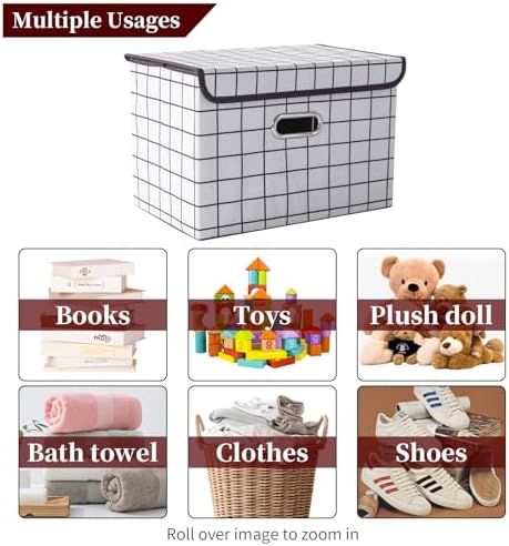 STOREONE Fabric Storage Cube Bins Foldable Organizer Container Collapsible - Image 3