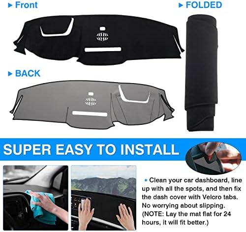 Autorder Dashboard Cover Mat for Acura MDX 2022 2023 2024 Accessories Dash - Image 5