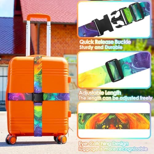 Gutsdoor Luggage Straps for Suitcases Adjustable Travel Belt, Connector Holds - Image 2