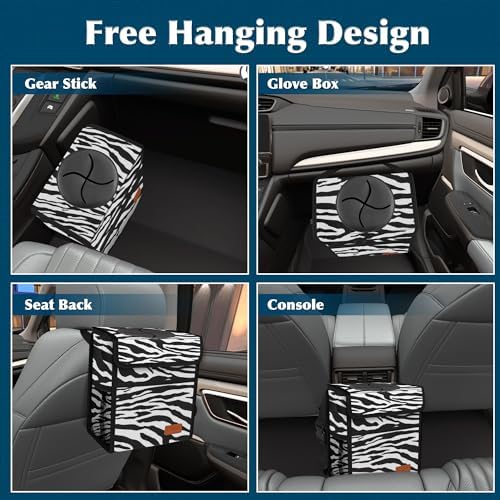 Femuar Car Trash Can with Lid - Image 6