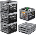 CleverMade Collapsible Milk Crate - 25L - Stone by CleverMade