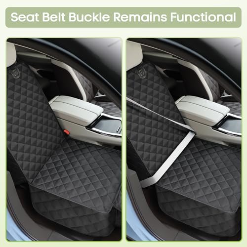 2 Pack Dog Car Seat Cover for Front Seat, Pet Car Seat Protector - Image 4