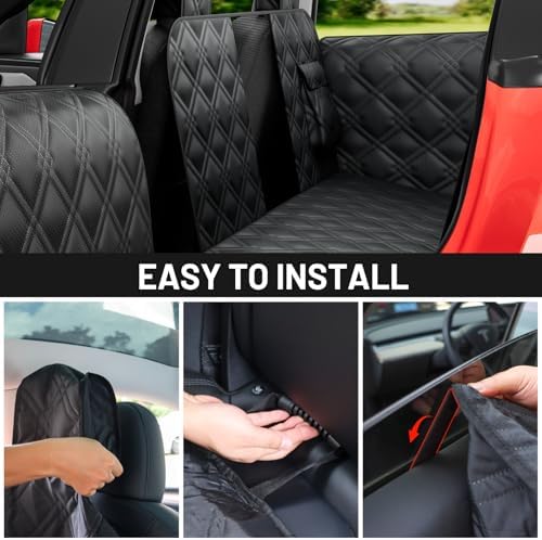 Dog Car Seat Cover For Back Seat Compatible - Image 6
