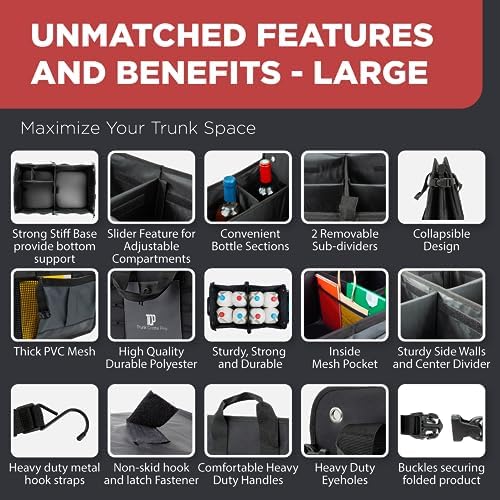 Car Cargo Organizer for SUV, Truck & Auto Storage - Image 3