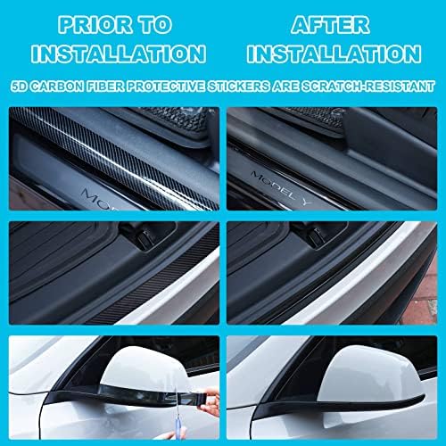 Outus 5 Rolls Car Door Edge Guards Door Sill Protector 5.9 Inch 3.9 Inch 2.8 - Image 6