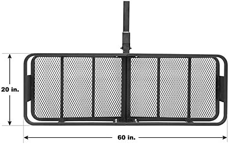 MaxxHaul 70103 500 lb. Capacity Steel Hitch Mount Folding Cargo Carrier Mesh - Image 5