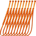 10pcs Tire Snow Cables for Car Tire Emergency Traction Orange by HOME