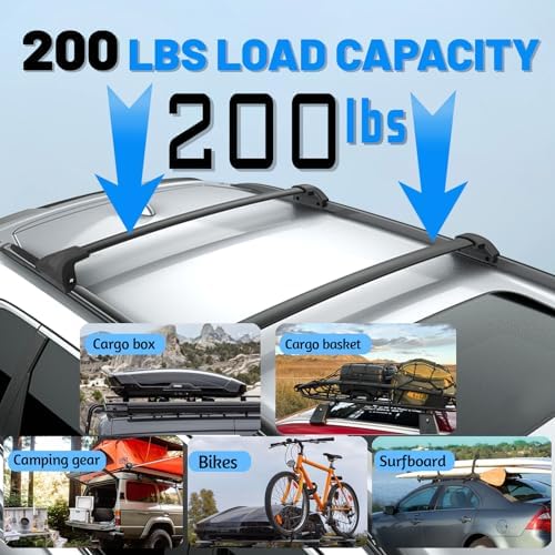Upgraded 300LB Roof Rack Cross Bars - Image 4
