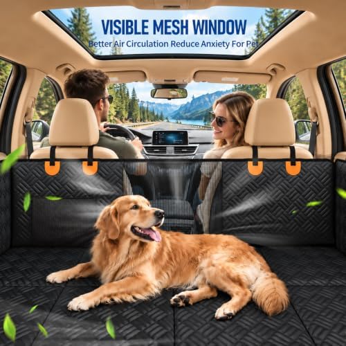 Hard Bottom Dog Car Seat Cover, Back Seat Extender - Image 5