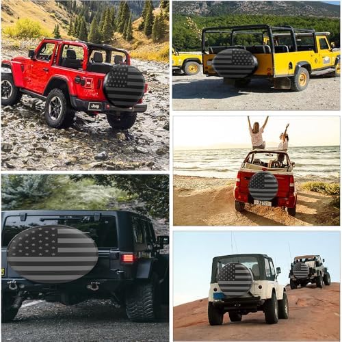 Waterproof Leather Spare Tire Cover - Image 7