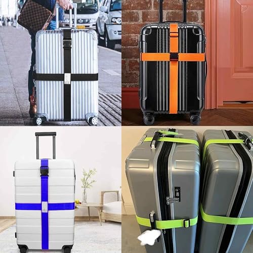 4 Pack Luggage Straps, Adjustable Travel Belt - Image 7