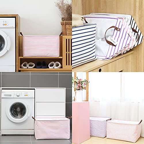 Hinwo 31L Large Canvas Storage Bin - Image 3