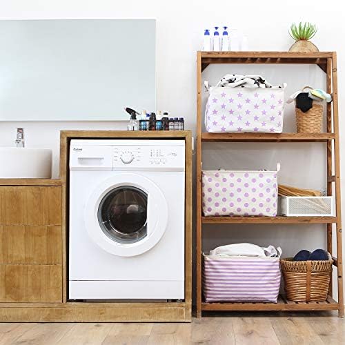 Sea Team Large Rectangle Open-Top Canvas Storage Basket - Image 2