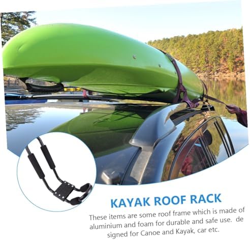 Toddmomy 2pcs Kayak Roof Rack J-Shaped Luggage Carrier Holder - Image 3