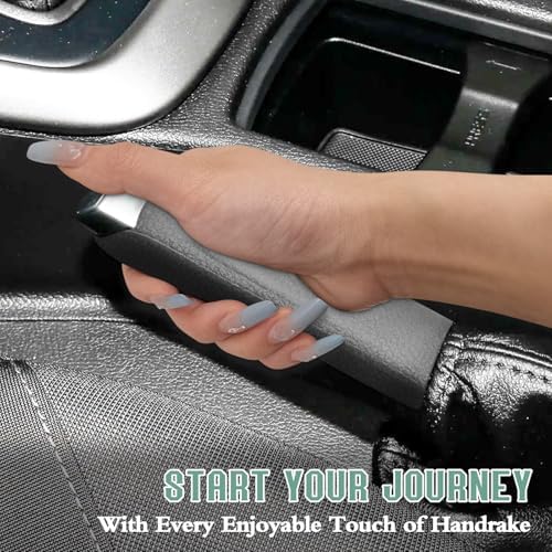Black Emergency Brake Handle Cover Compatible - Image 3