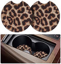 tifanso 2PCS Leopard Non-Slip Car Cup Holder Coasters by tifanso