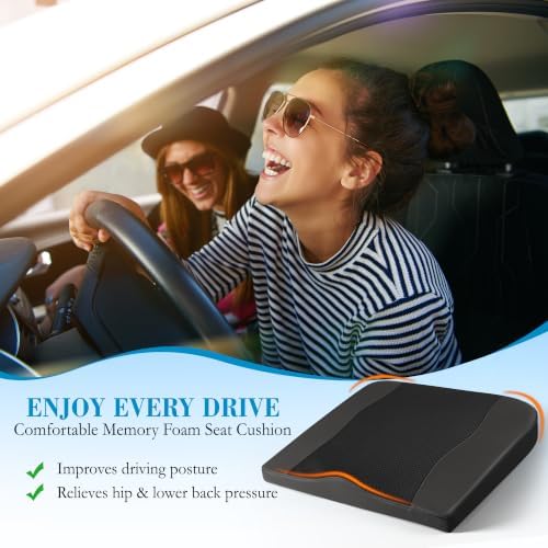 Lofty Aim Car Seat Cushion, Memory Foam Car Seat Cushions - Image 2