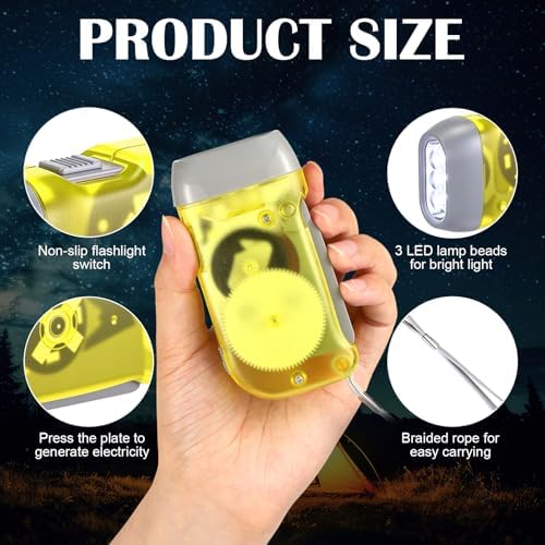 Treela 36 Hand Crank Flashlights - Image 4