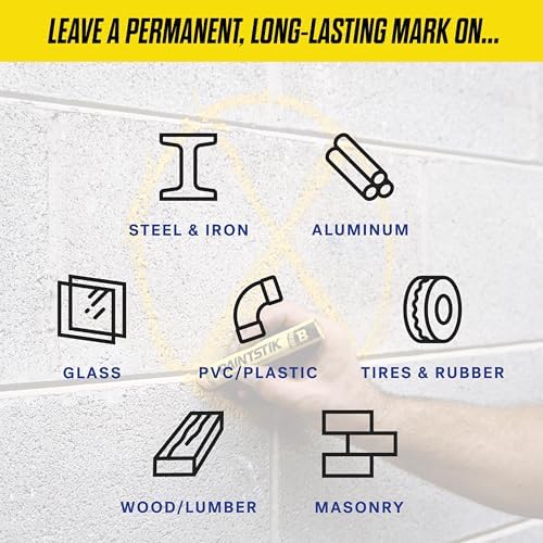 Markal 80221 B Paintstik Solid Paint Ambient Surface Marker, 11/16" x 4-3/4" - Image 3