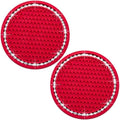 2PCS Bling Cup Holder Coaster, 2.75 Inch Auto Car Cup Holder Insert Coasters by MEAJOO