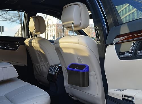 Ginsco Mini Car Trash Can with Lid, Small Car Garbage Can, Cute Leakproof ABS - Image 5