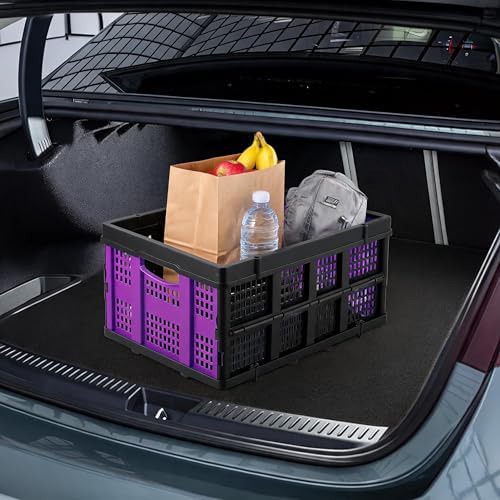 Collapsible Plastic Storage Crate, Stackable - Image 5