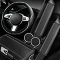 NBTEPEM 6 PCS Car Steering Wheel Cover Set, Microfiber Leather Steering Wheel by NBTEPEM