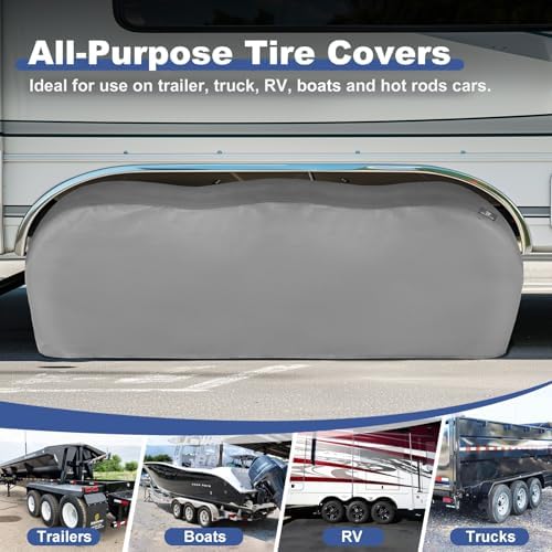 Explore Land Triple Axle Tire Cover Fit Tire Diameter 26"-28.75" - Image 4