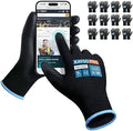 KAYGO Safety Work Gloves, PU Coated, 2-Finger Touchscreen by KAYGO