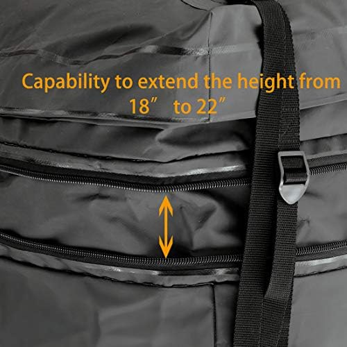CZC AUTO Expandable Hitch Cargo Carrier Bag 9.5 cu. ft, Waterproof - Image 5