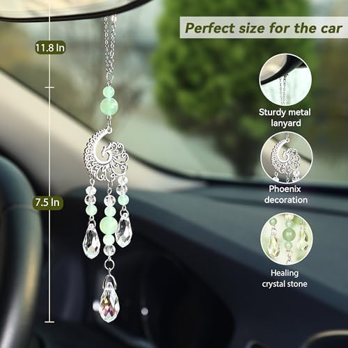 Car Rear View Mirror Accessories Car Hanging Ornament, Wave Boho Rearview Decor - Image 3