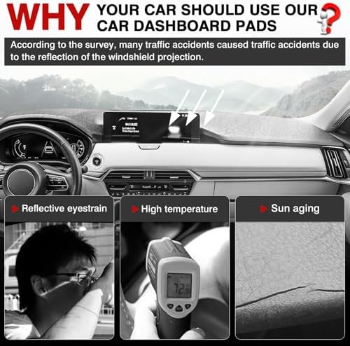 Autorder Dashboard Cover Mat for 2024 2025 2026 Mazda CX-90 CX90 Accessories - Image 2