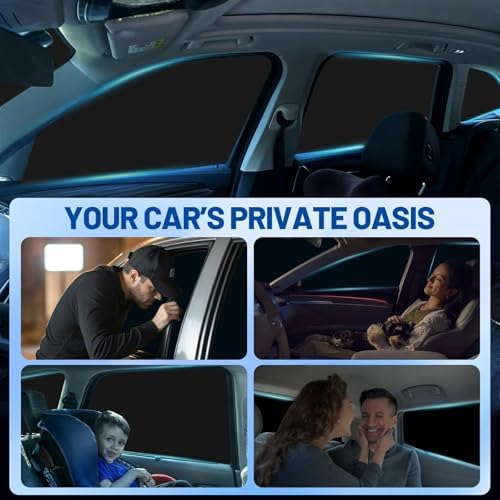 Car Window Shades for Mercedes-Benz C-Class 2014-2021, Privacy Window Covers - Image 4