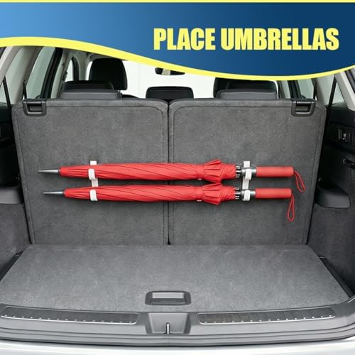 2PCS Car Umbrella Hooks, Universal No Drilling Stable Vehicle Interior Umbrella - Image 4